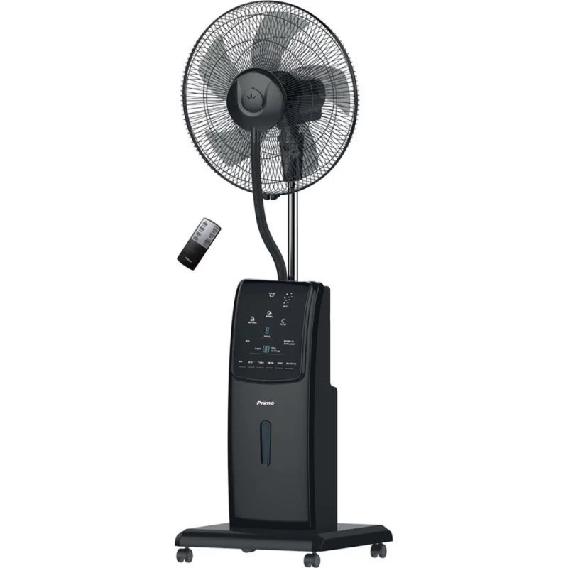 Primo PRMF-80413 16'' 40CM Μαύρος με R/C Ανεμιστήρας MIST FAN (800413)