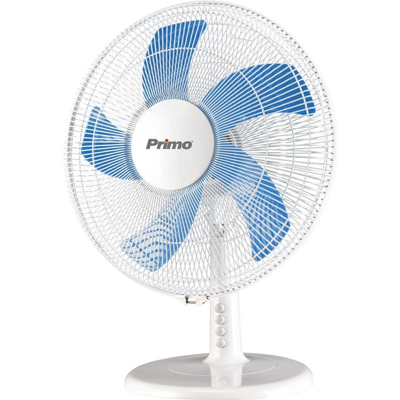 Primo PRTF-80445 16'' 40εκ Λευκό-Μπλε Ανεμιστήρας Επιτραπέζιος (800445)