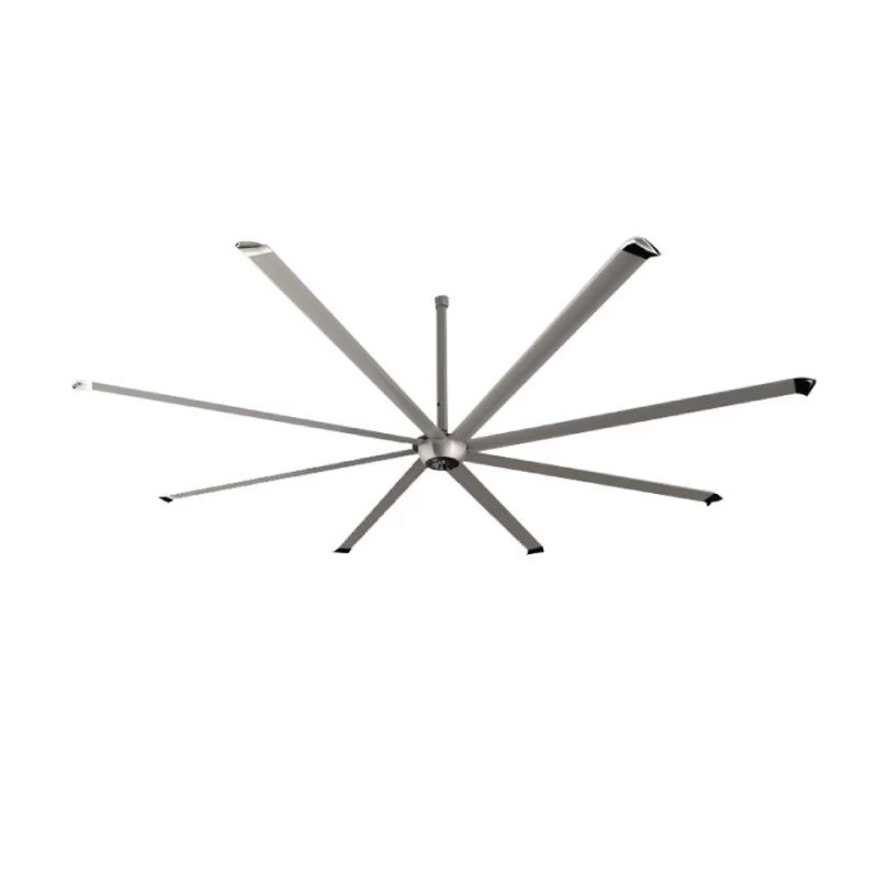 Primo HVLS-D8BAA42 DIAMOND 400W 2200V AC 8 φτερά Διάμετρος 4.2m Βιομηχανικός Ανεμιστήρας Οροφής (800369)