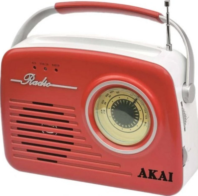 Akai APR-11R Ρετρό φορητό ραδιόφωνο