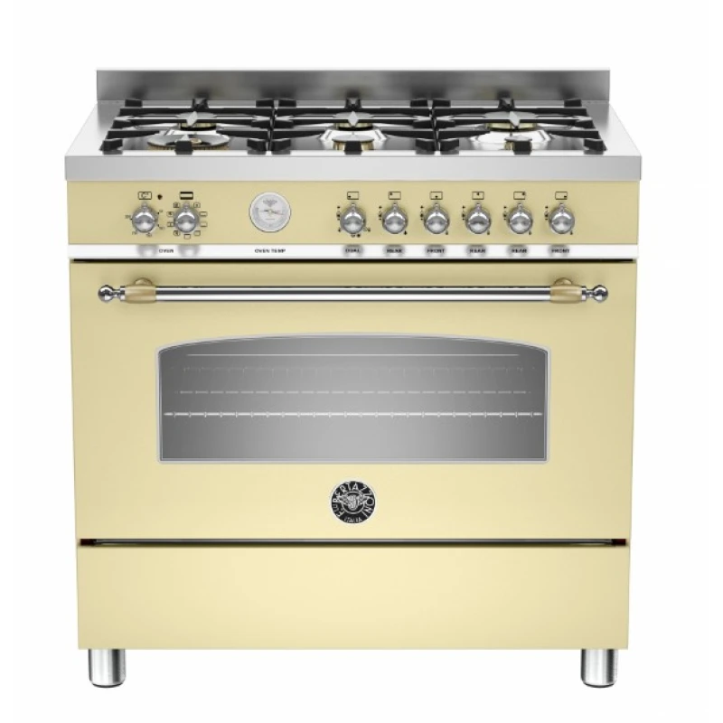 Bertazzoni HER90 6 MFE S CR T Μικτή Κουζίνα