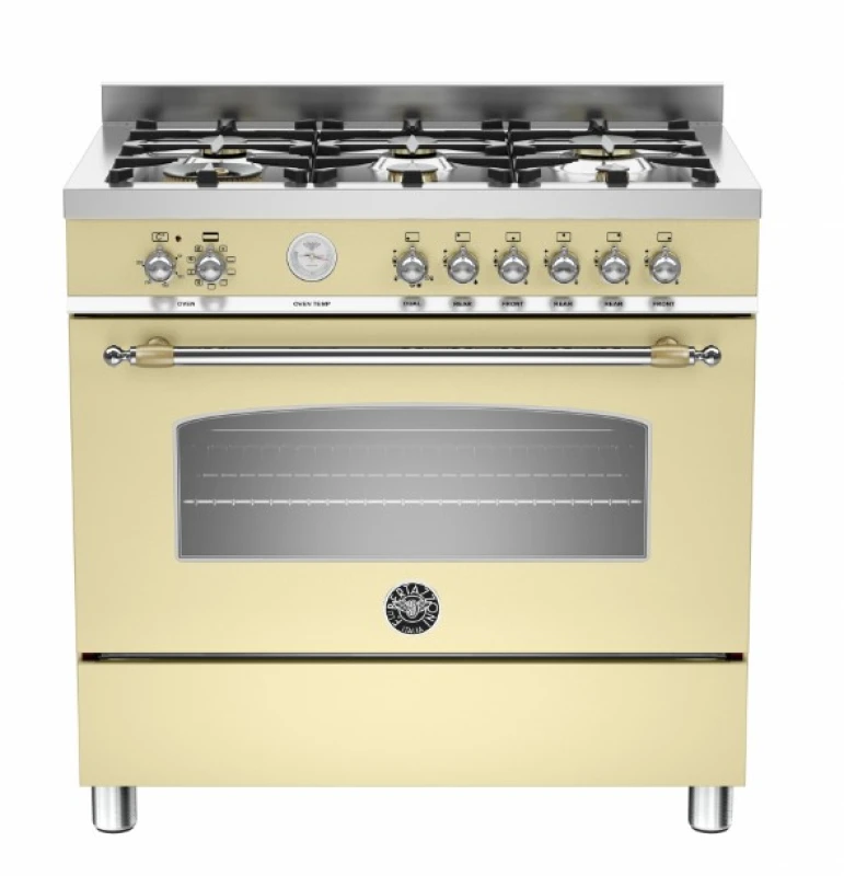 Bertazzoni HER90 6 MFE S CR T Μικτή Κουζίνα