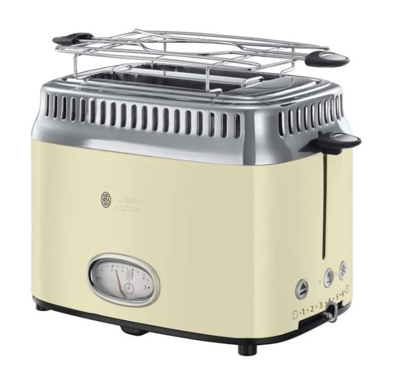 Russell Hobbs RH 21682-56 Retro Vintage Cream Toaster Φρυγανιέρα (811026)