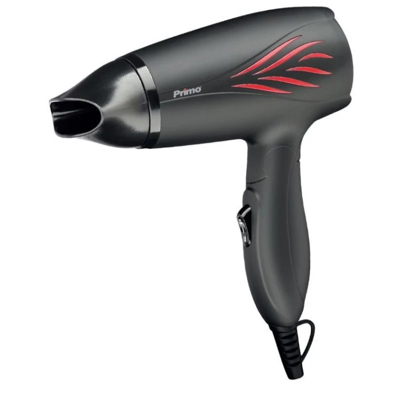 Primo PRHD-40217 1200W Σεσουάρ TRAVEL Σπαστή Λαβή Μαύρο (400217)