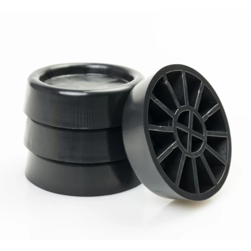 Roller 00679 Αντικραδασμικά Πέλματα για πλυντήριο και στεγνωτήριο Μαύρα