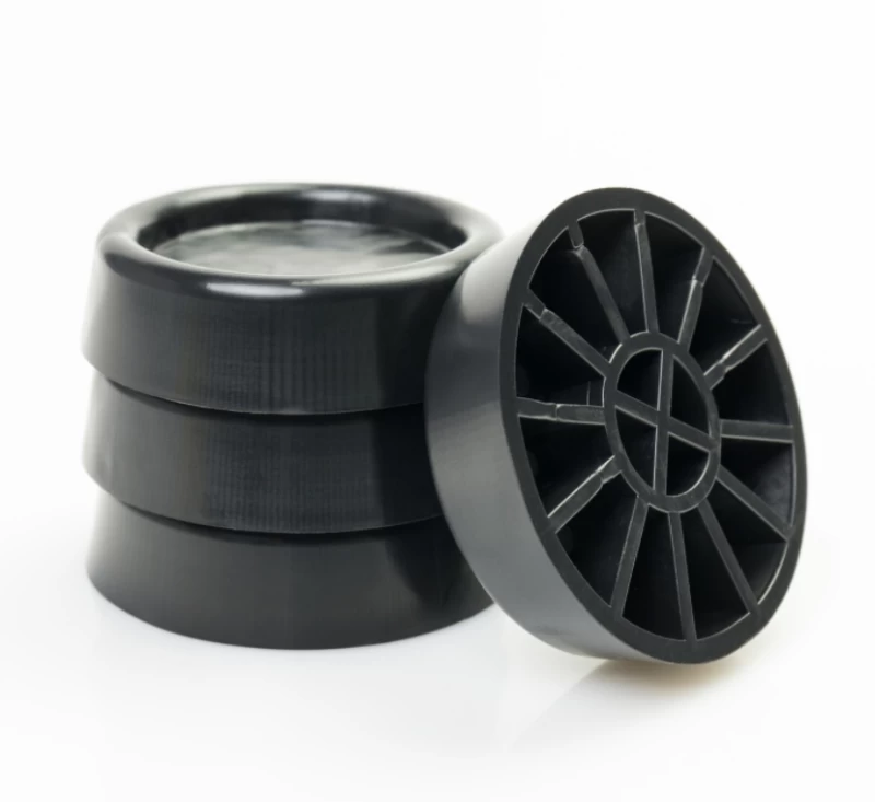 Roller 00679 Αντικραδασμικά Πέλματα για πλυντήριο και στεγνωτήριο Μαύρα