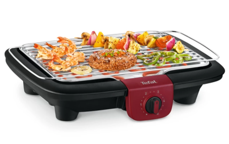 Tefal BG90E5 ΕasyGrill Adjust Red Ψηστιέρα