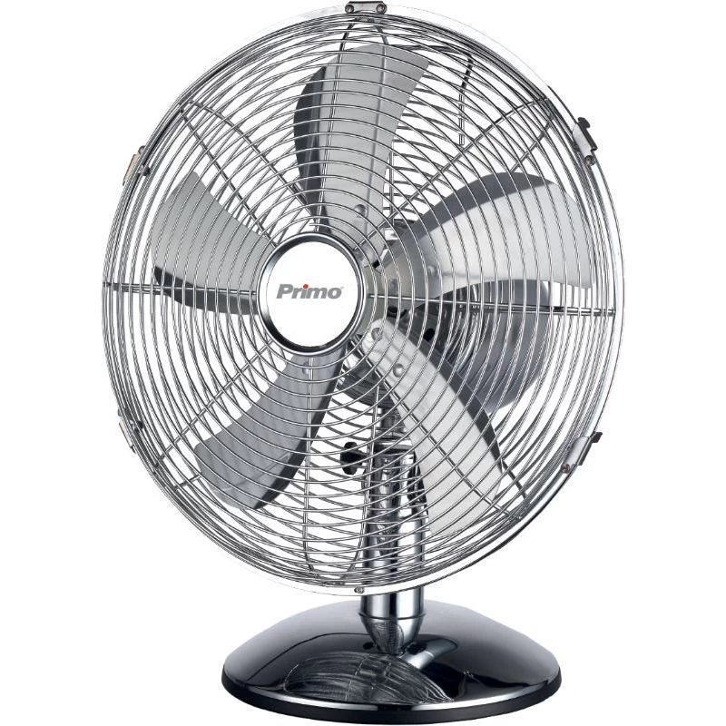 Primo FT-30MC 12'' 30εκ Μεταλλικός Χρώμιο Ανεμιστήρας Επιτραπέζιος (800212)