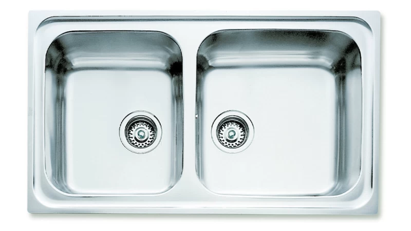 Teka CLASSIC 2B (SUPER BOWL) Λείο Inox Ένθετος Νεροχύτης (10119021)