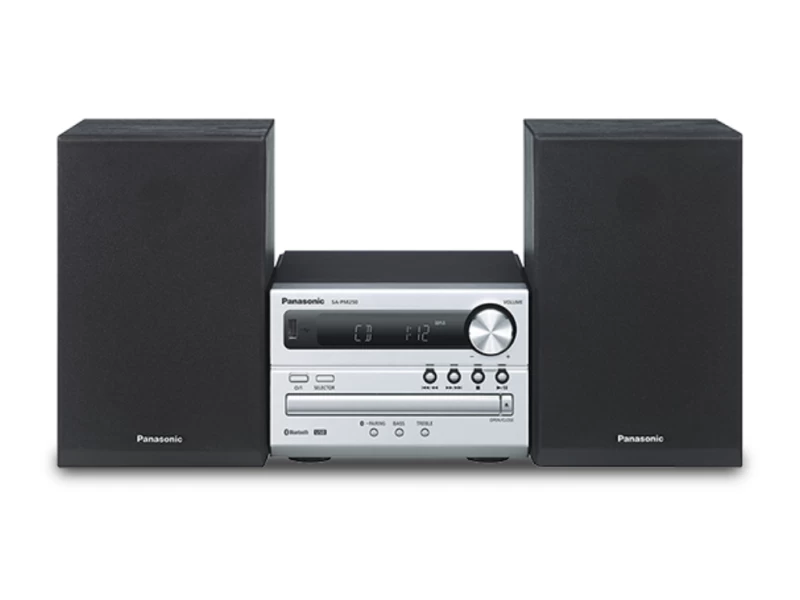 Panasonic SC-PM250EG-S Silver Μίνι Σύστημα HiFi