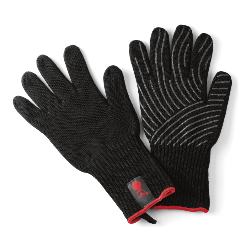 Weber Γάντια Premium μαύρα με σιλικόνη (S/M) (6669)