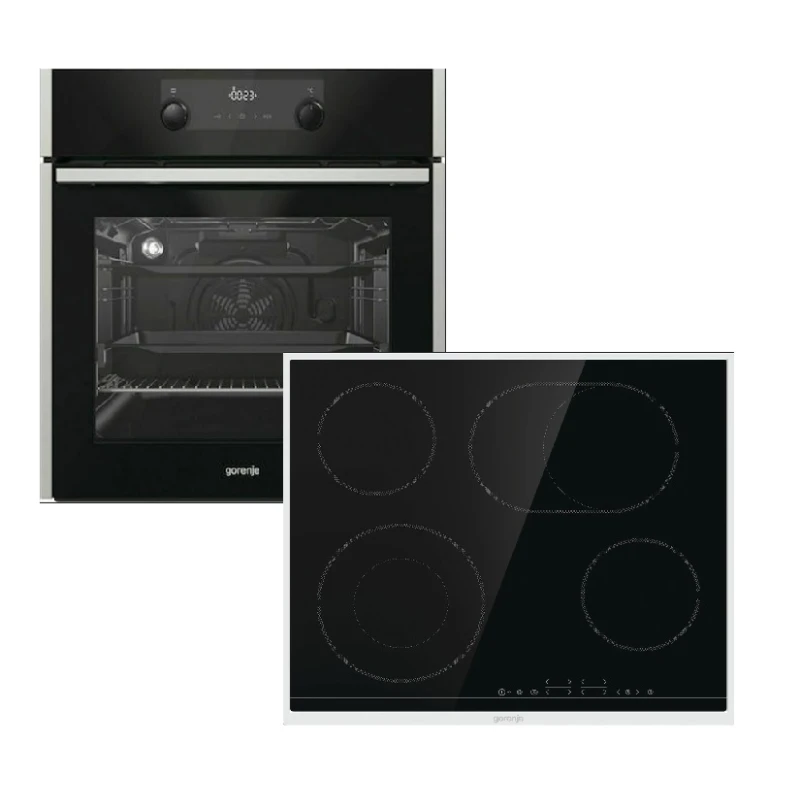 Gorenje BOP737E20XG + ECT643BX Σετ Φούρνος/Εστία