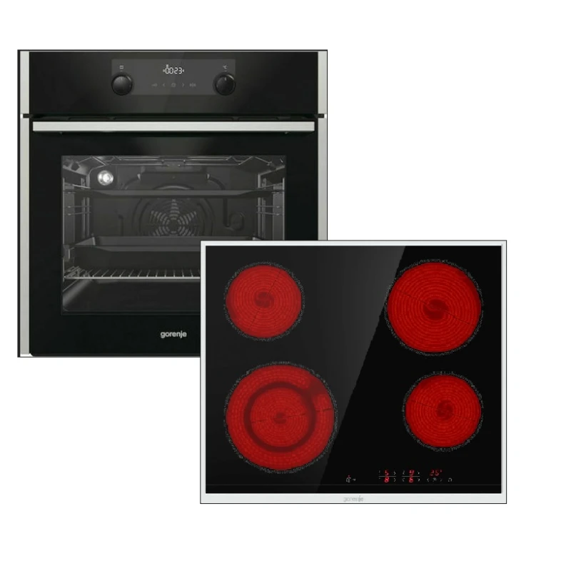 Gorenje BOP737E20XG + ECT641BX Σετ Φούρνος/Εστία