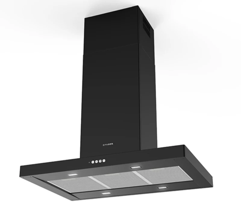 Faber STILO COMFORT ISOLA BK MATT A90 Απορροφητήρας Νησίδα (325.0618.792)