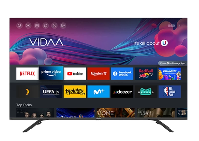 Hisense 55E76GQ 4K QLED UHD Smart TV Τηλεόραση