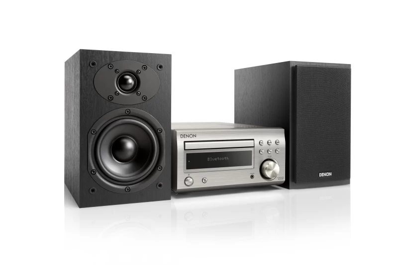 Denon D-M41 Ασημί - Μαύρο Μίνι Σύστημα HiFi (RCD-M41 PS + SC-M41 BL)