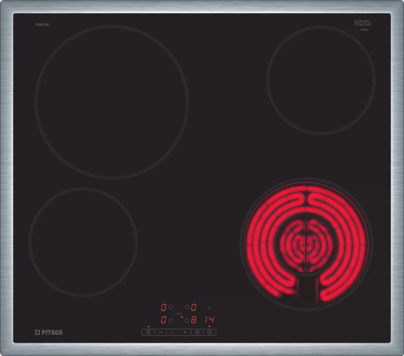 Pitsos CRS645T06 Αυτόνομη Κεραμική Εστία