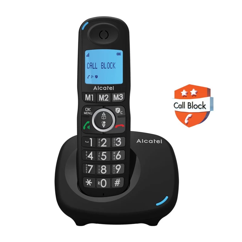 Alcatel XL535 Ασύρματο τηλέφωvο με δυνατότητα αποκλεισμού κλήσεων (010044)