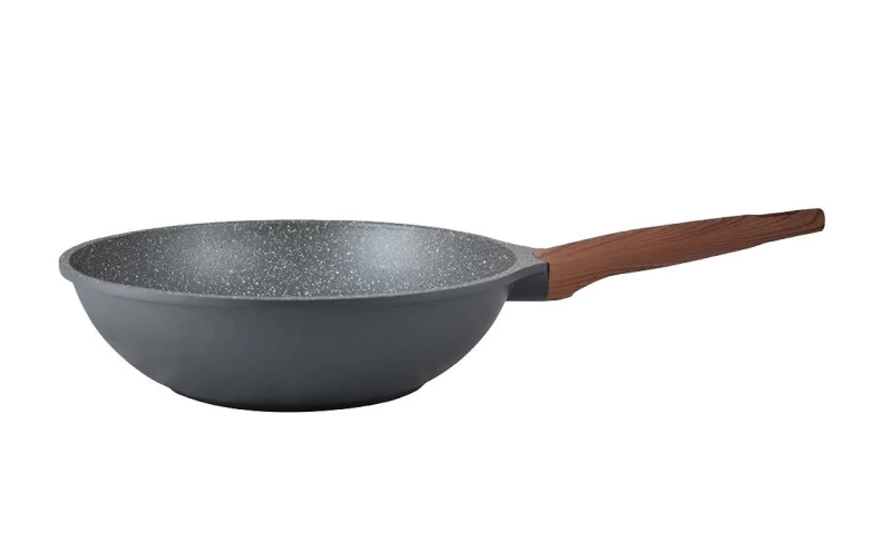 Estia Stone 28cm Wok Αντικολλητικό Χυτού Αλουμινίου (01-1223)
