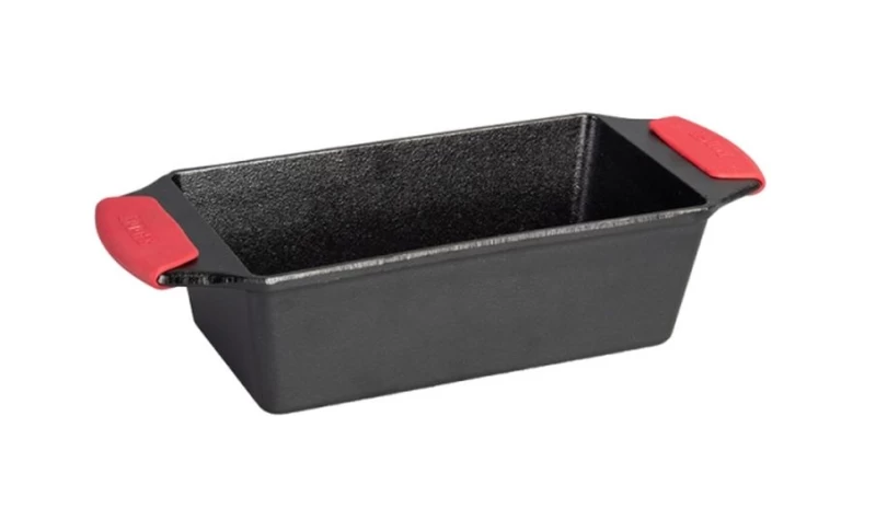 Lodge BW8LPA1 Μαντεμένια Φόρμα Για Κέικ 21.5×11.4εκ. + Λαβές Σιλικόνης