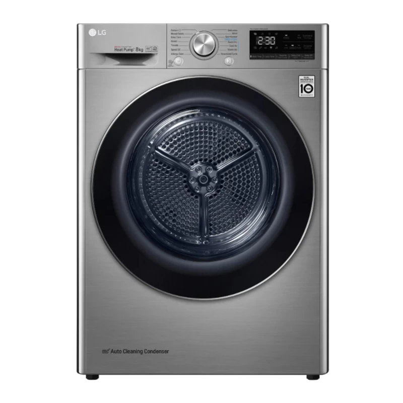 LG RC80V9EV2W Υβριδικό με Aντλία θερμότητας Στεγνωτήριο