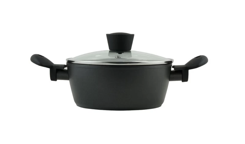 Estia Magma 20cm Κατσαρόλα Αντικολλητική Πρεσσαριστού Αλουμινίου (01-6129)