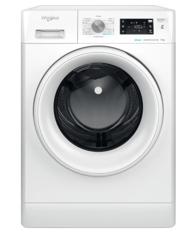 Whirlpool FFB 8258 WV EE Πλυντήριο Ρούχων 8kg