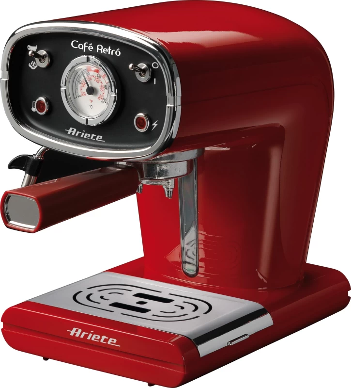 Ariete 1388 Retro Red Καφετιέρα Espresso Cappuccino