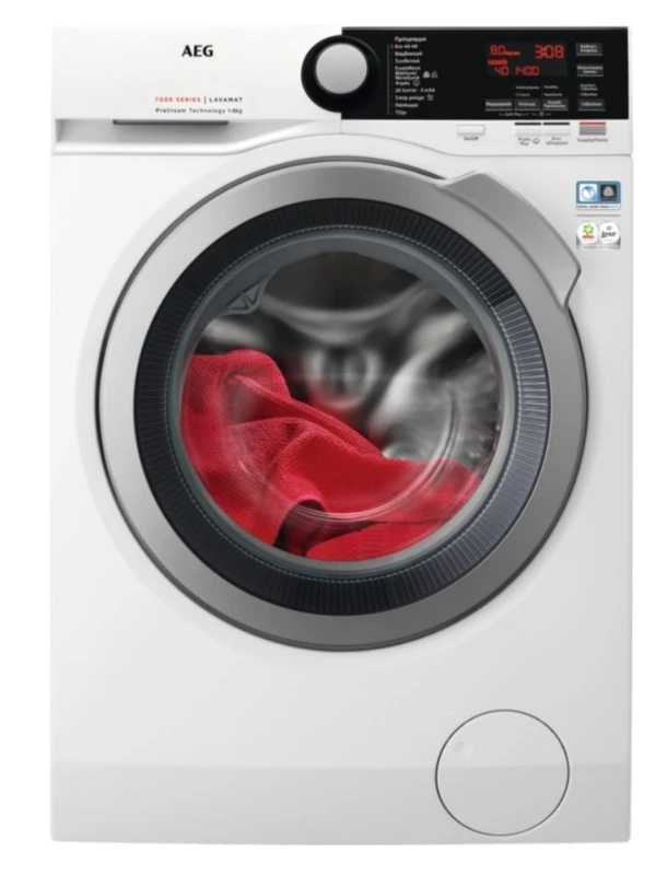 AEG L7FNE48SG ProSteam® Πλυντήριο Ρούχων 8 KG