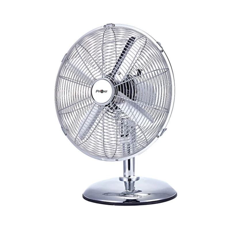 Primo PRΤF-80579 Ανεμιστήρας Επιτραπέζιος 12'' 30εκ. Μεταλλικός Χρώμιο (800579)