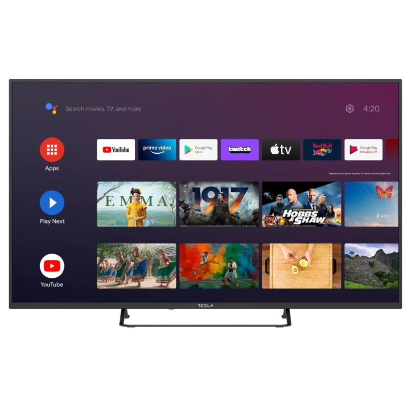 Tesla 43E620BFS 43'' FHD Smart Android TV Τηλεόραση (Model 2022)