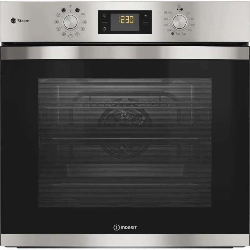 Indesit IFWS 3841 JH IX Φούρνος Ανω Πάγκου