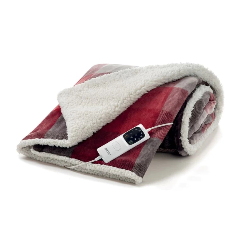 Imetec Adapto Velvet Tartan 160x120 cm Θερμαινόμενη Κουβέρτα (7ΙΜΕ16715)