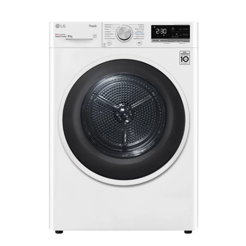 LG RH80V9AVHN Υβριδικό με Aντλία θερμότητας Στεγνωτήριο
