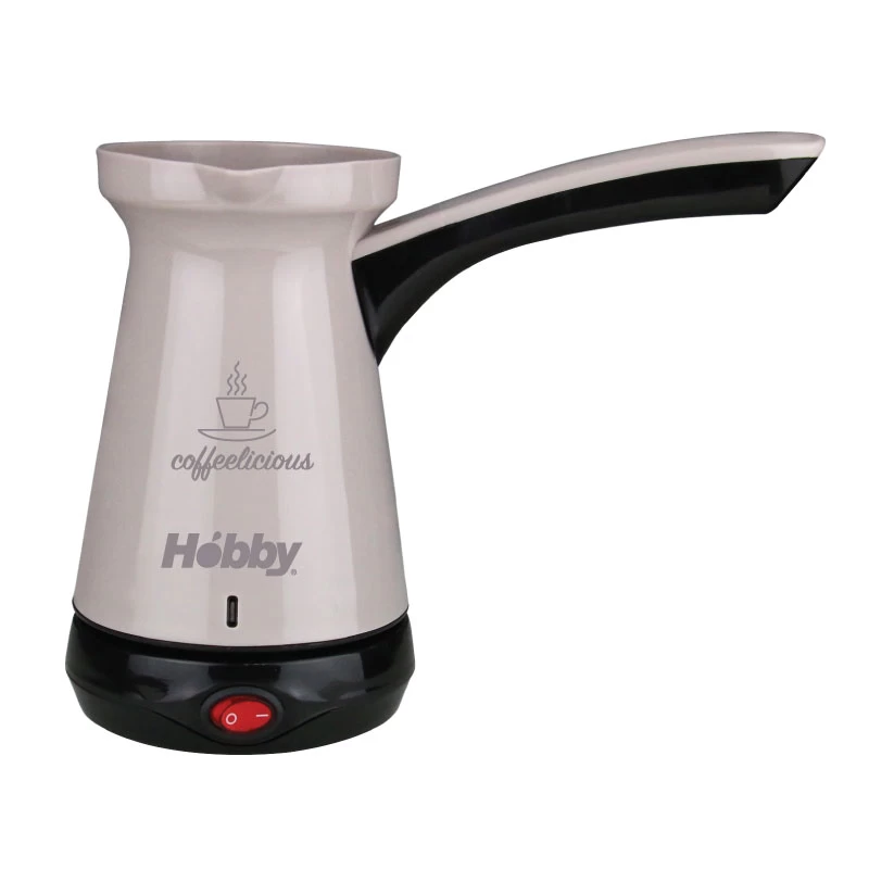 Hobby HCP-40390 220ml Γκρι/Μαύρο Μπρίκι Καφέ (400390)