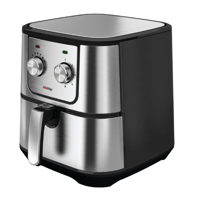 Ηobby HAF-40399 Inox/Μαύρη Φριτέζα Αέρος (400399)