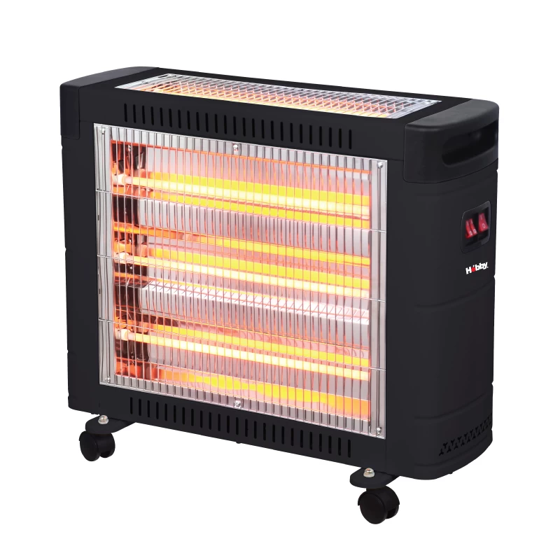 Hobby HQH-81047 Μαύρη Θερμάστρα Χαλαζία (810047)