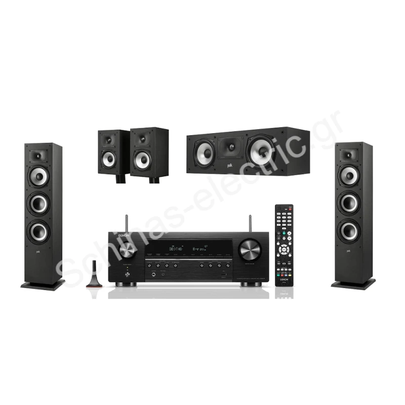 Denon Home Cinema 5.2 AVC-660H + MXT60 + MXT-15 + MXT30 Σετ Ηχείων