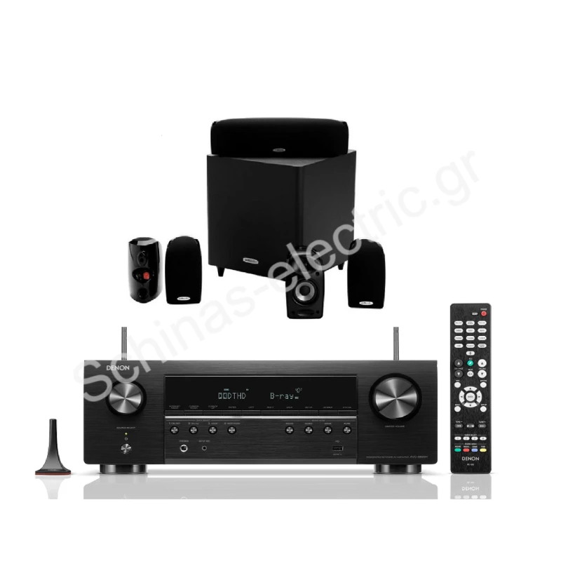 Denon Home Cinema 5.2 AVC-660H + Polk Audio TL1600  Σετ Ηχείων