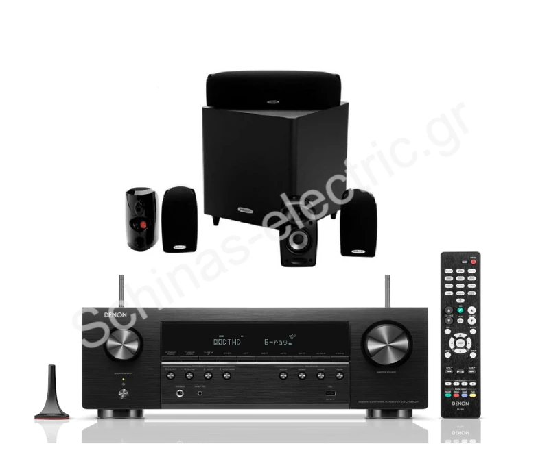 Denon Home Cinema 5.2 AVC-660H + Polk Audio TL1600  Σετ Ηχείων