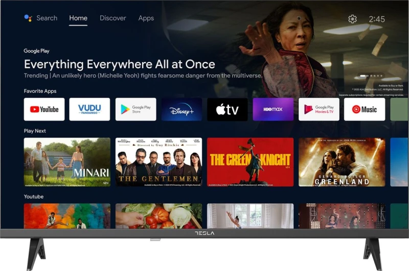 Tesla 32E635BHS 32'' HD Ready Smart Android TV 11 Τηλεόραση