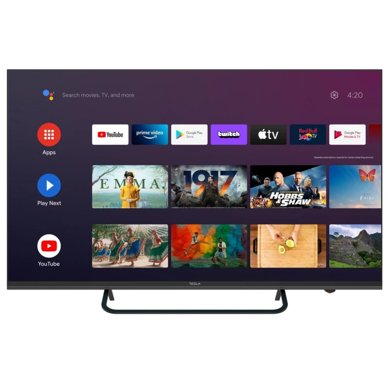Tesla 55E625BUS 55'' UHD 4K Smart Android TV Τηλεόραση
