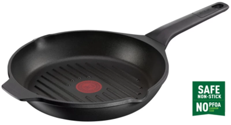 Tefal E24940 Robusto Γκριλιέρα 26εκ από Αλουμίνιο με Αντικολλητική Επίστρωση Τιτανίου