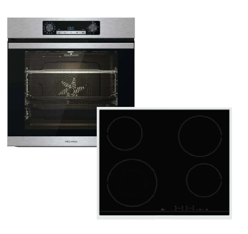 Hisense BSA65226AX + E6431X Σετ Φούρνος/Εστία