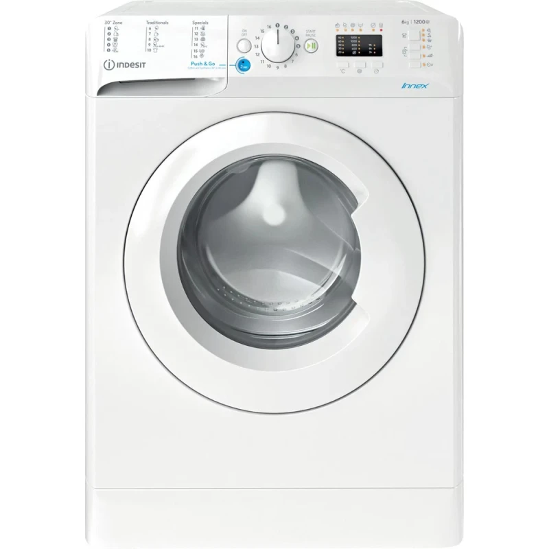 Indesit BWSA 61251 W EU N Πλυντήριο Ρούχων