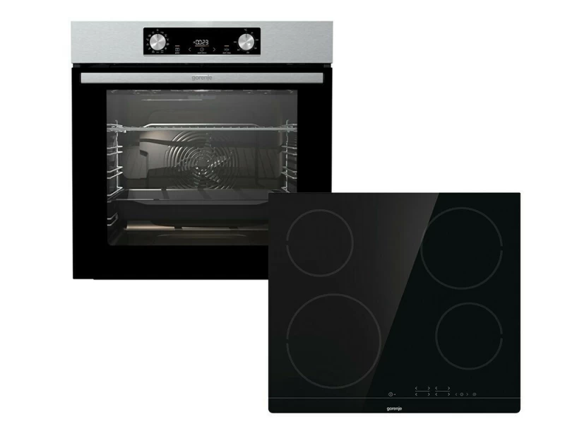 Gorenje BO6737E02X + ECΤ41SC Σετ Φούρνος/Εστία