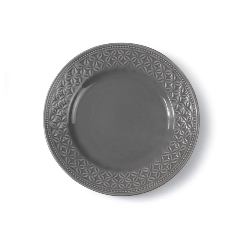 SP Tableware L.V. Studio Grey Πιάτο Φρούτου Πορσελάνης 20,5 εκ (60018712)