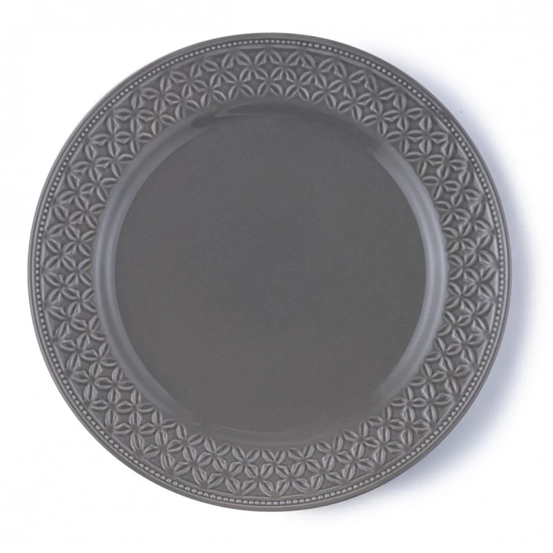 SP Tableware L.V. Studio Grey Πιατέλα Στρογγυλή Πορσελάνης 30 εκ (60018713)