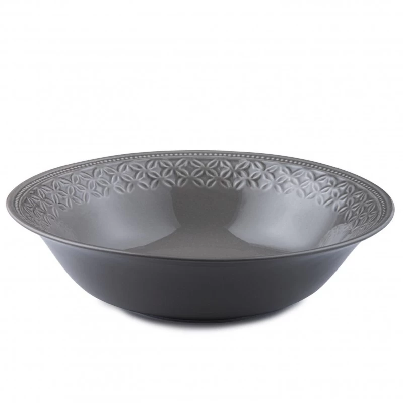 SP Tableware L.V. Studio Grey Σαλατιέρα Πορσελάνης 30 εκ (60018714)