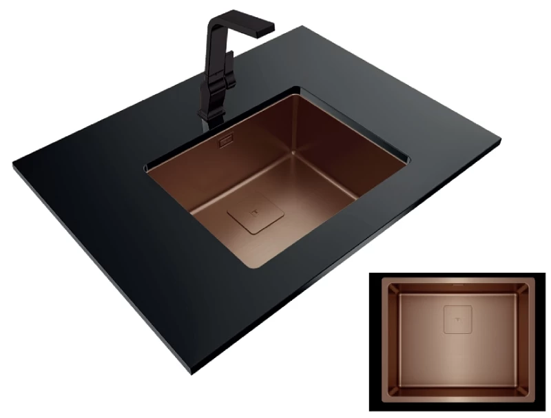 Teka FLEXLINEA RS15 50.40 COPPER Inox Νεροχύτης (115000025)